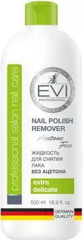 Жидкость для снятия лака EVI professional без ацетона 500мл