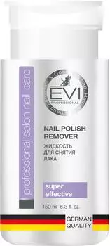 Жидкость для снятия лака EVI professional с ацетоном 150мл