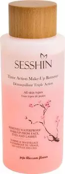 Жидкость для снятия макияжа Sesshin тройного действия 150мл