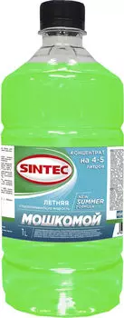 Жидкость для стеклоомывателя Sintec Мошкомой летняя 1л