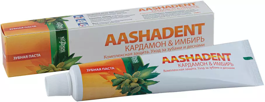 Зубная паста Aashadent Кардамон &amp; Имбирь 100г