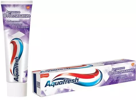 Зубная паста Aquafresh Активное отбеливание 100мл