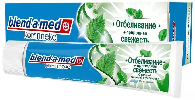 Зубная паста Blend-a-Med Отбеливание плюс природная свежесть 100мл