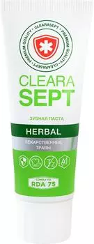 Зубная паста ClearaSept Herbal Лекарственные травы 75мл