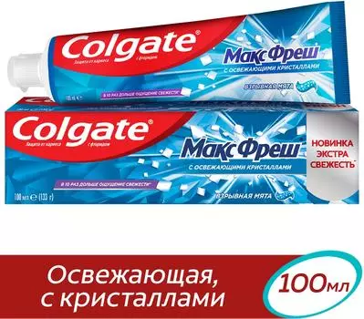Зубная паста Colgate Макс Фреш Взрывная мята освежающая 100мл