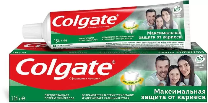 Зубная паста Colgate Максимальная защита от кариеса Двойная мята 100мл