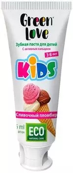 Зубная паста Green Love детская 75мл