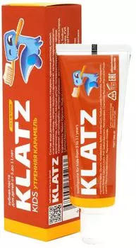Зубная паста Klatz Kids Утренняя карамель без фтора 40мл