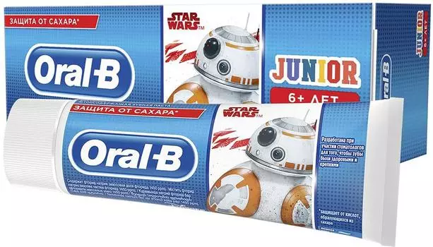 Зубная паста Oral-B Junior Star Wars Нежная мята 75мл