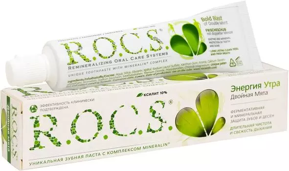 Зубная паста R.O.C.S. Энергия утра 74г. Закажите онлайн!