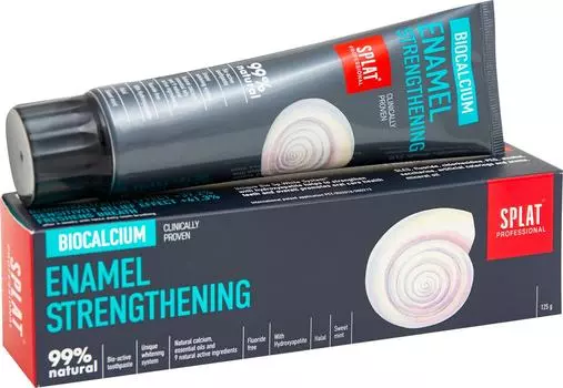 Зубная паста Splat Enamel Strengthening Биокальций 125мл