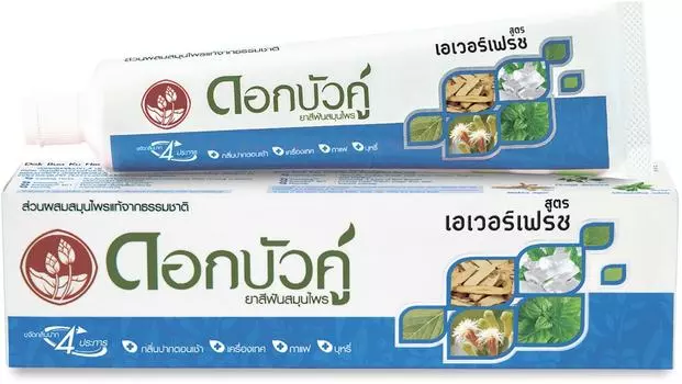 Зубная паста Twin Lotus Herbal Toothpaste Everfresh Свежесть всегда 100г