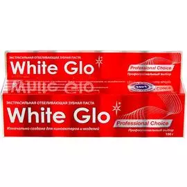 Зубная паста Wgite Glo Отбеливающая профессиональный выбор 100г