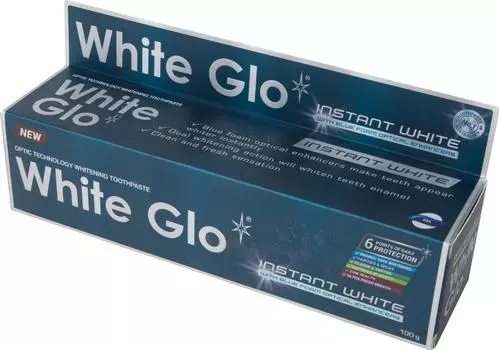 Зубная паста White Glo мгновенное отбеливание 100г