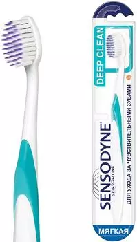 Зубная щетка Sensodyne Глубокое очищение для чувствительных зубов мягкая в ассортименте