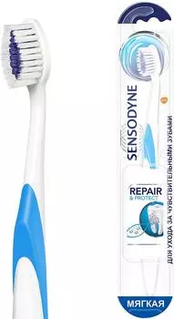 Зубная щетка Sensodyne Восстановление и защита для чувствительных зубов мягкая в ассортименте