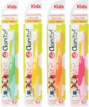Зубная щетка Twin Lotus Kids детская мягкая в ассортименте