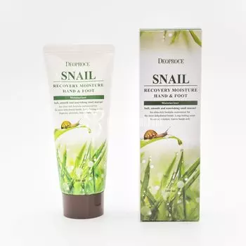 Крем для рук и тела с муцином улитки DEOPROCE MOISTURE HAND &amp; BODY SNAIL RECOVERY 100ml