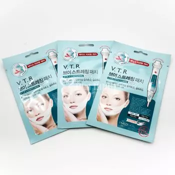 Маска для подтягивания нижней части лица с эффектом лифтинга MEDIHEAL V.T.R V-LINE STRETCHING PATCH 1шт