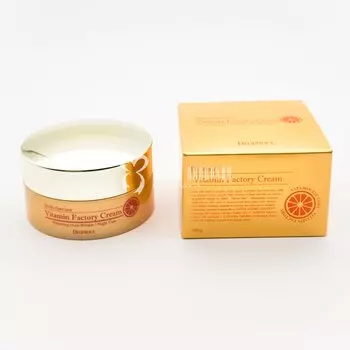 Ночной витаминный крем на основе облепихи DEOPROCE SEABUCKTHORN FACTORY CREAM 100g