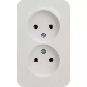 2-ая наружная розетка Systeme Electric Blanca BLNRA000221