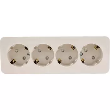 4-ая наружная розетка Systeme Electric Blanca BLNRA011417