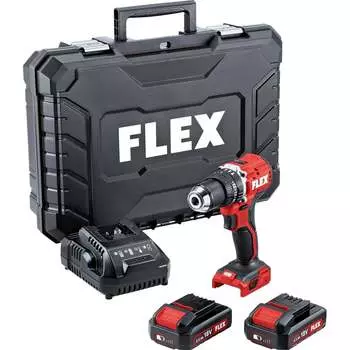 Аккумуляторный ударная дрель шуруповерт FLEX PD 2G 18.0 ec LD/2.5 set 519057