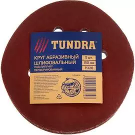 Абразивный перфорированный круг шлифовальный TUNDRA