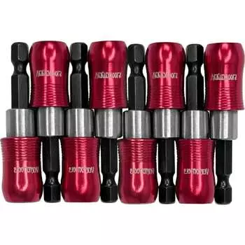 Адаптер для бит 8 шт, 1/4" vertextools АД-150