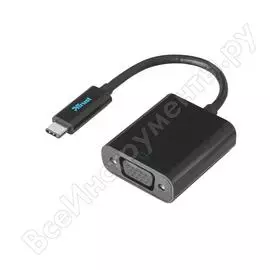 Адаптер trust usb-c vga 21012