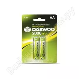 Аккумулятор daewoo aa 2000mah ni-mh bl-2 1037374