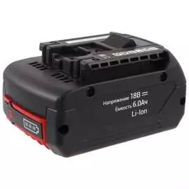 Аккумулятор либ 1860 бш-с (для bosch, 18.0в, 6.0ач, li-ion) заряд 6126488