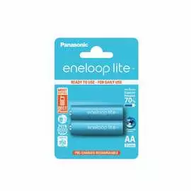 Аккумулятор r6 aa eneloop lite ni-mh 950mah предзаряженный бл/2 panasonic 5410853052739