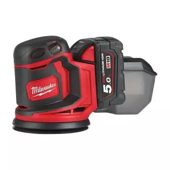 Аккумуляторная эксцентриковая шлифмашина Milwaukee M18 BOS125-502B 4933464229