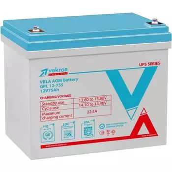 Аккумуляторная батарея Vektor Energy GPL 12-75S 51323