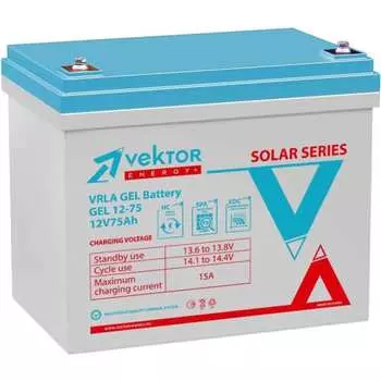 Аккумуляторная батарея Vektor Energy GEL 12-75 51422