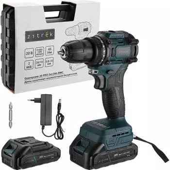 Аккумуляторная бесщеточная дрель-шуруповерт Zitrek Greenpower 20 PRO 085-1314