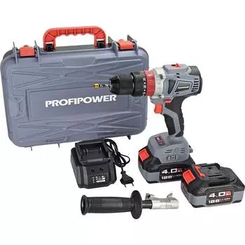 Аккумуляторная бесщеточная ударная дрель Profipower MKDHP-18V E0087