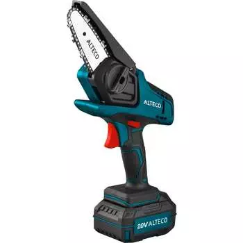 Аккумуляторная цепная мини-пила ALTECO ccms 20-10 li 50623