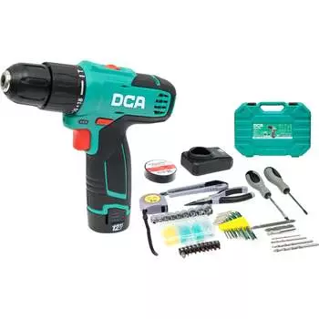Аккумуляторная дрель шуруповерт DCA ADJZ1202i