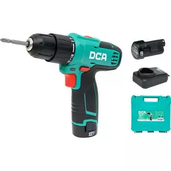 Аккумуляторная дрель шуруповерт DCA ADJZ1202i