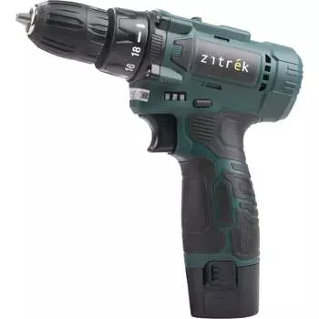 Аккумуляторная дрель шуруповерт Zitrek Green 085-1013