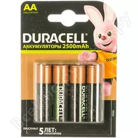 Аккумуляторные батарейки Duracell