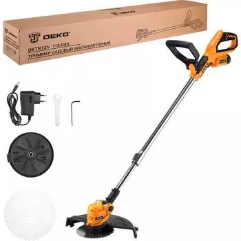 Аккумуляторный триммер садовый DEKO DKTR12V Max 1x3.0Ач 063-4232-1