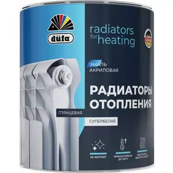 Акриловая эмаль радиаторы отопления Dufa МП00-012292
