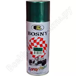 Акриловая краска bosny аэрозоль, лазурно-зеленый ral 6029 3
