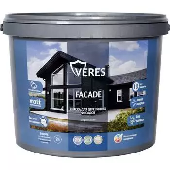 Акриловая краска для деревянных фасадов VERES FACADE 270324
