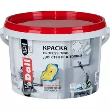 Акриловая краска для стен и потолков DALI