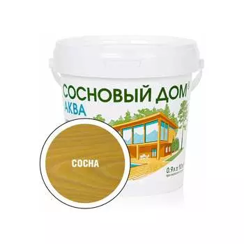 Акриловый декоративный антисептик для дерева ЗАО Декарт «Сосновый Дом» АКВА 28852