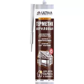 Акриловый герметик для дерева ULTIMA ULTT300